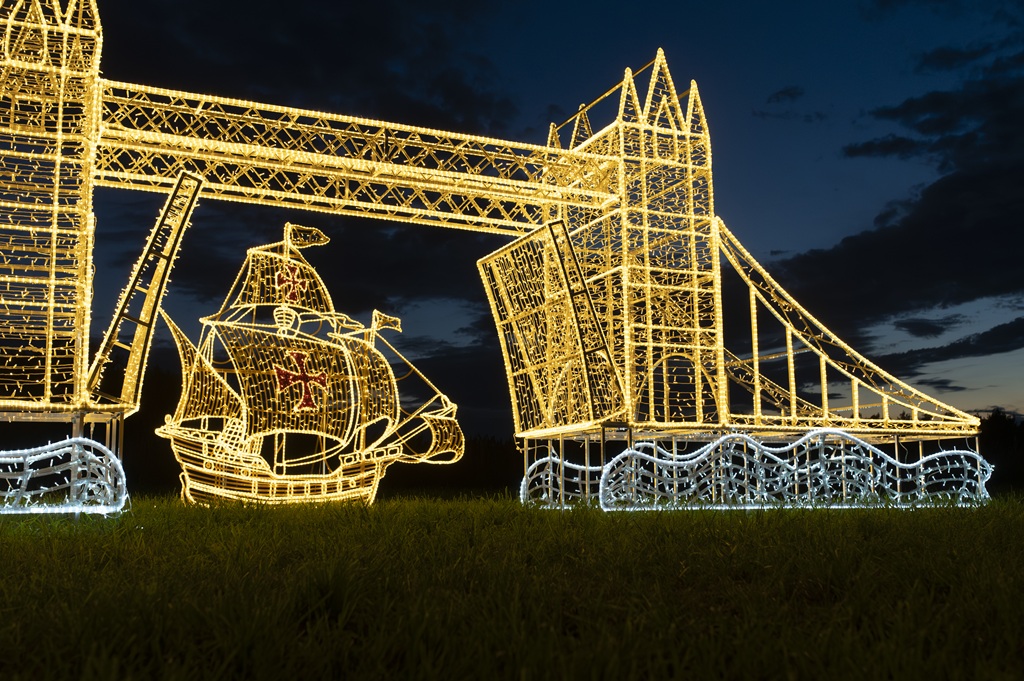 Světelná výstava Srdce Evropy ve Žlutých lázních. Foto: ©DECOLED