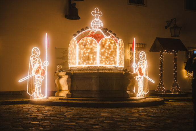Světelný hrad Špilberk. Foto: ©Decoled