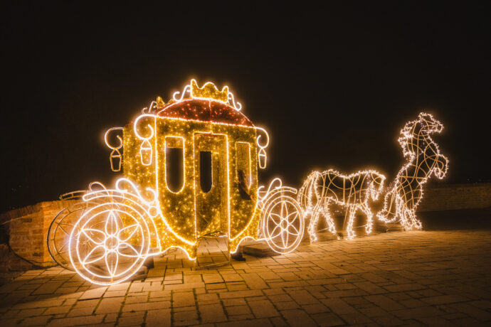 Světelný hrad Špilberk. Foto: ©Decoled