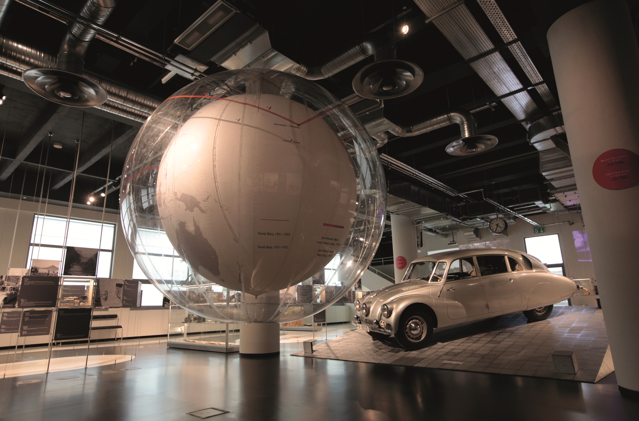 Pohled do stálé expozice Princip Baťa. Foto: ©14l15 Baťův INSTITUT