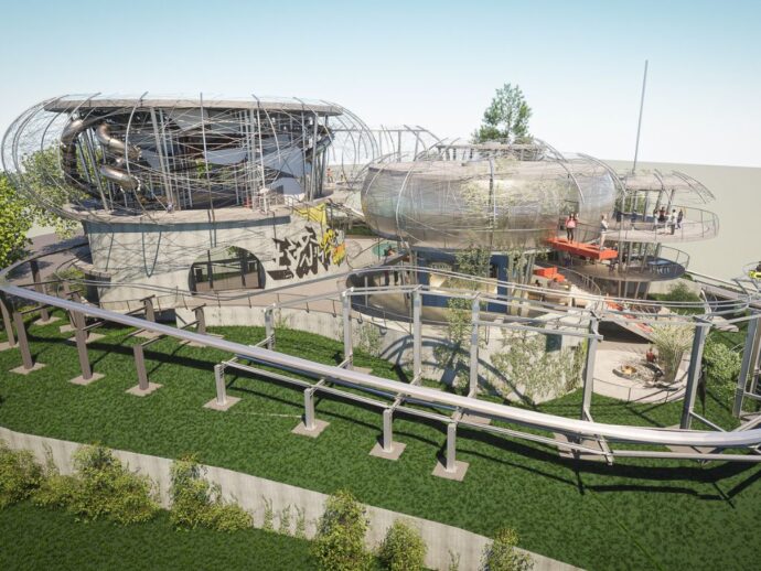 Vizualizace, plánované otevření duben 2026. Foto: ©Bobová dráha Prosek