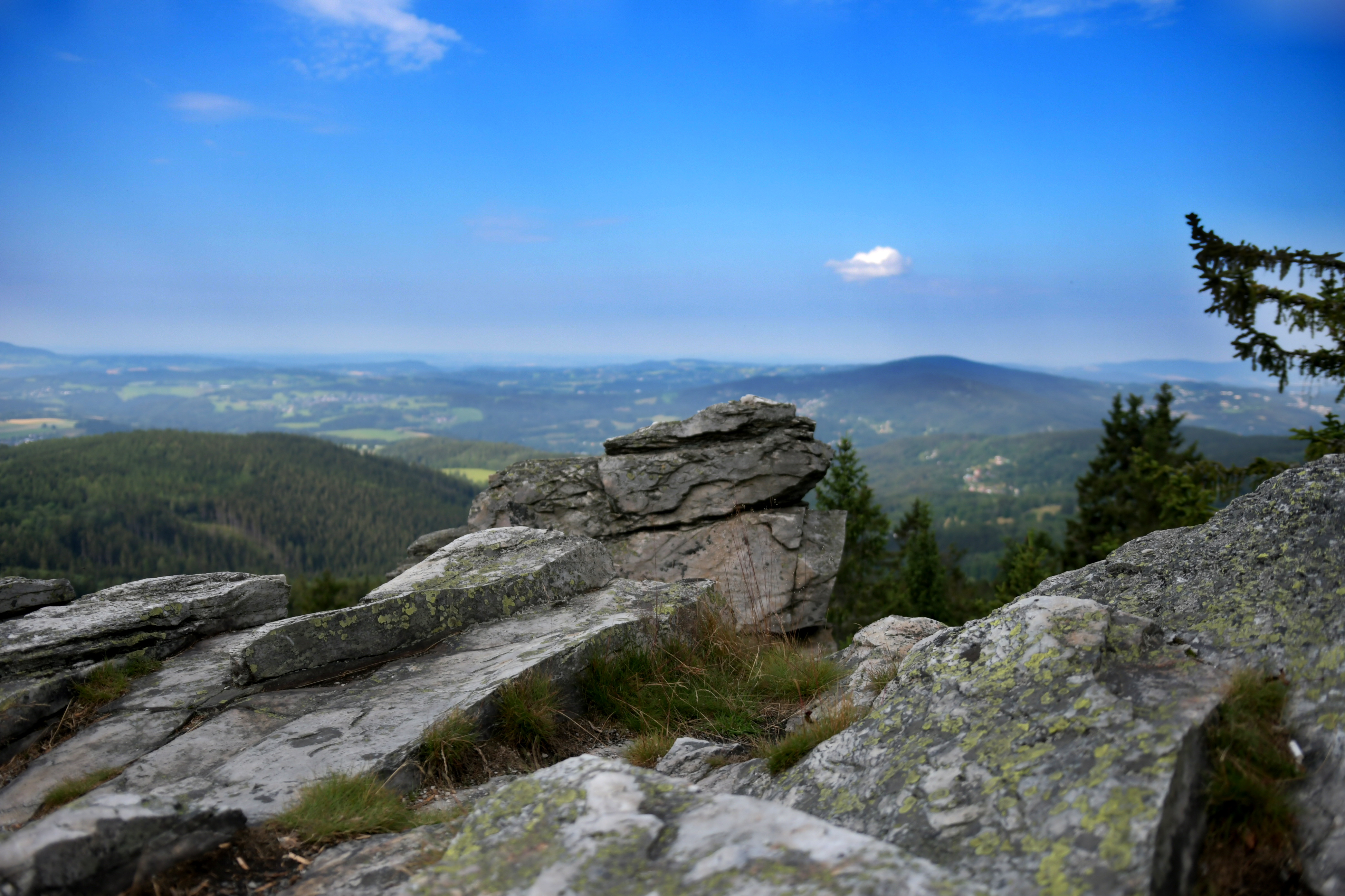 Z Bílé skály jsou krásné výhledy. Foto se svolením Lucie Stříbrná