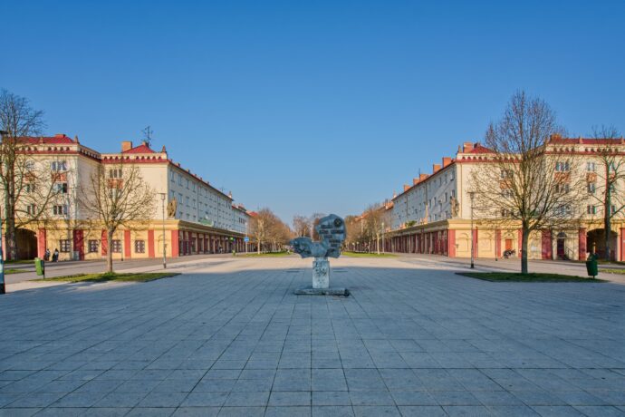 Náměstí Budovatelů v Karviné-Novém Městě