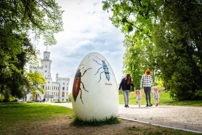 Kraslice na zámku Hluboká. Foto: © PhotoPick