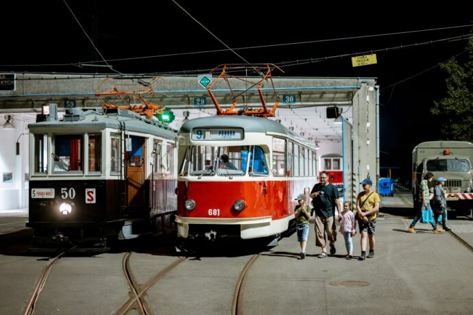 Ostravská muzejní noc. Dopravní podnik. Foto: © Lukáš Ston