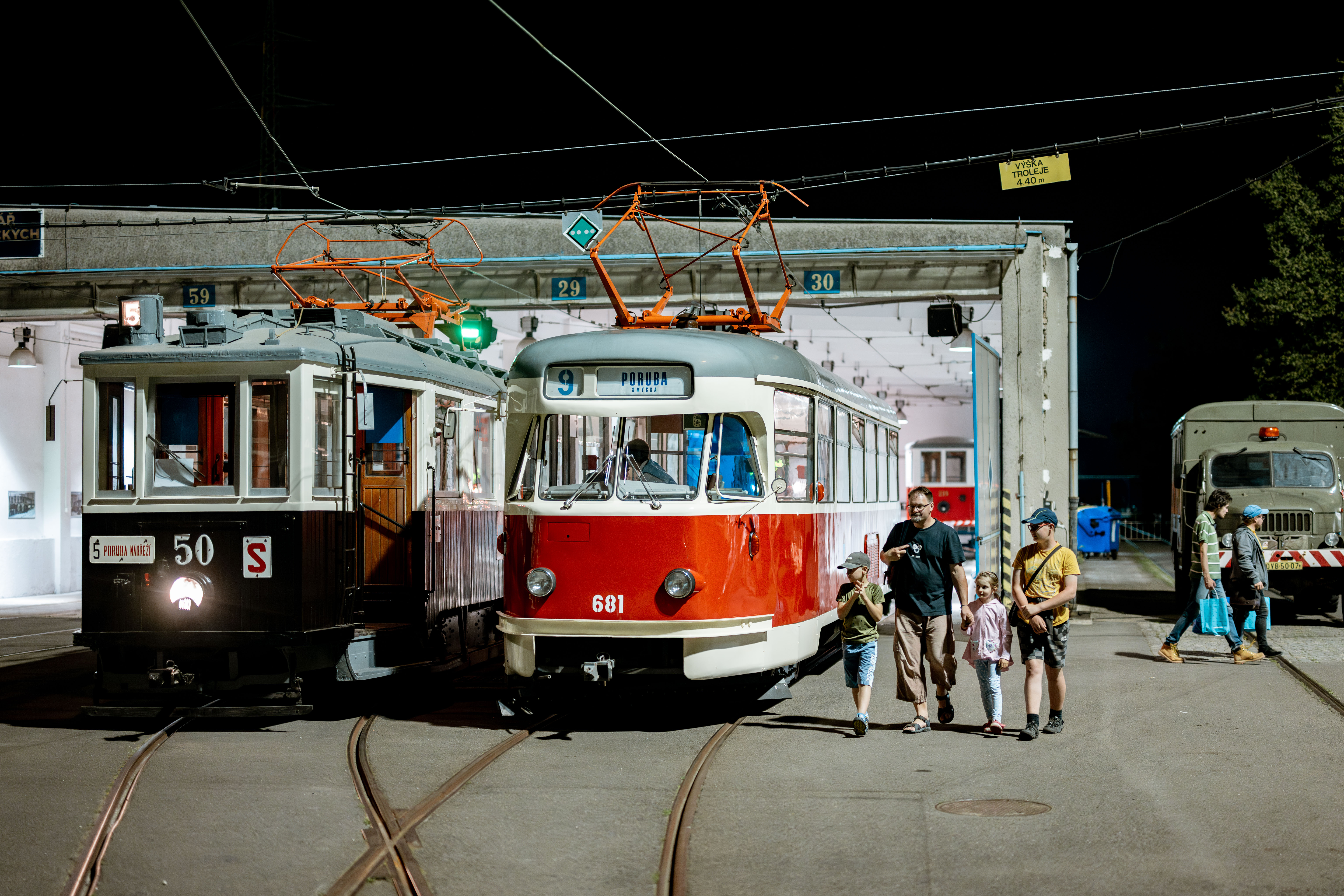 Ostravská muzejní noc. Dopravní podnik. Foto: © Lukáš Ston