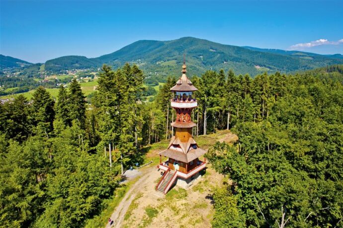 Jurkovičova rozhledna. Foto: © m-Ark